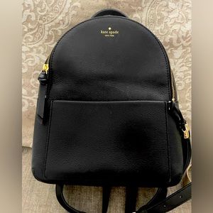 Kate spade leather backpack and wallet
